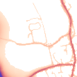 Daytime road noise heatmap for CB11 3TB