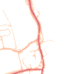 Daytime road noise heatmap for CB11 3TF