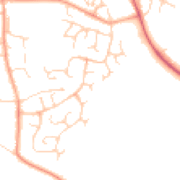 Daytime road noise heatmap for CB11 4BG