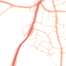 Daytime road noise heatmap for CB11 4BX