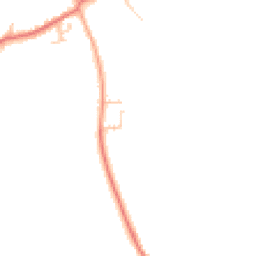 Daytime road noise heatmap for CB11 4FU