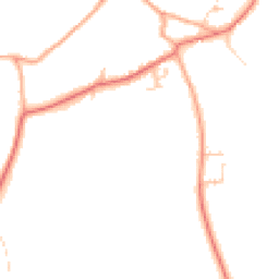 Daytime road noise heatmap for CB11 4GW