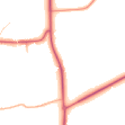 Daytime road noise heatmap for CB11 4JW