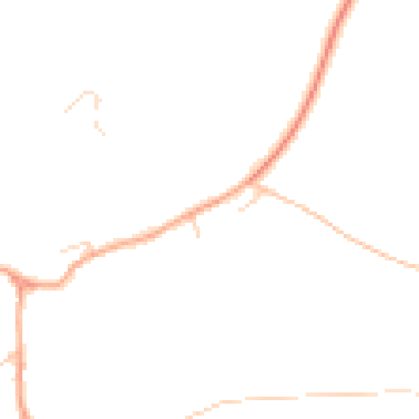 Daytime road noise heatmap for CB11 4LZ
