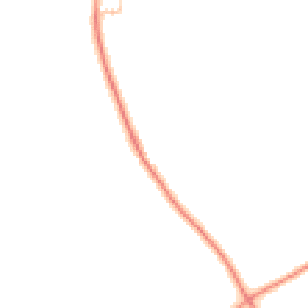 Daytime road noise heatmap for CB11 4PG
