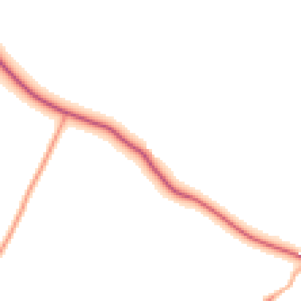 Daytime road noise heatmap for CB11 4UL