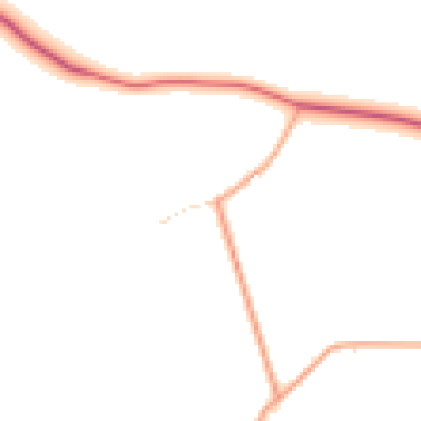 Daytime road noise heatmap for CB11 4UP