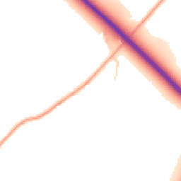 Daytime road noise heatmap for CB22 3AL