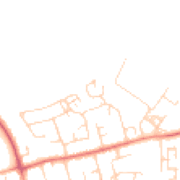 Daytime road noise heatmap for CB22 3EB