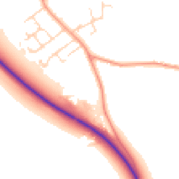 Daytime road noise heatmap for CB22 3FX
