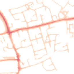 Daytime road noise heatmap for CB22 3LE