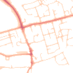 Daytime road noise heatmap for CB22 3SY