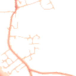 Daytime road noise heatmap for CB22 3UR