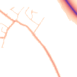 Daytime road noise heatmap for CB22 4NQ