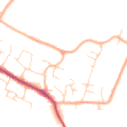 Daytime road noise heatmap for CB22 5DN