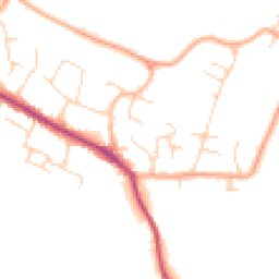 Daytime road noise heatmap for CB22 5DZ