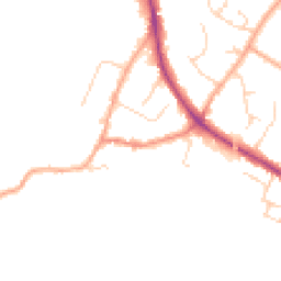 Daytime road noise heatmap for CB22 5LZ