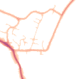 Daytime road noise heatmap for CB22 5SS