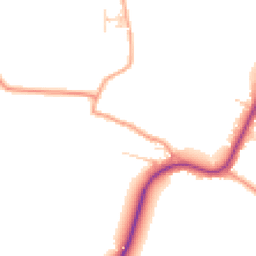 Daytime road noise heatmap for CB22 7NP