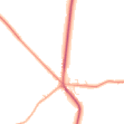 Daytime road noise heatmap for CB22 7PL