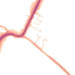 Daytime road noise heatmap for CB22 7PR