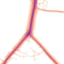 Daytime road noise heatmap for CB22 7QU