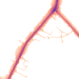 Daytime road noise heatmap for CB22 7TR