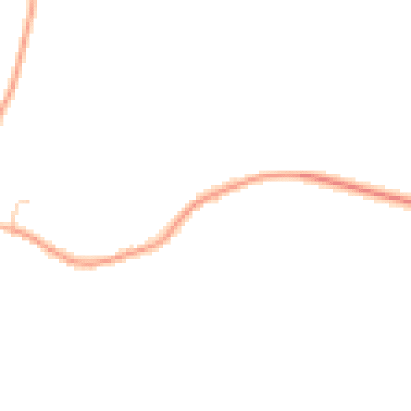 Daytime road noise heatmap for CB23 1ER
