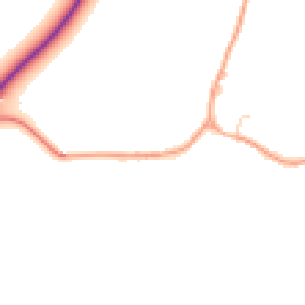 Daytime road noise heatmap for CB23 1ET
