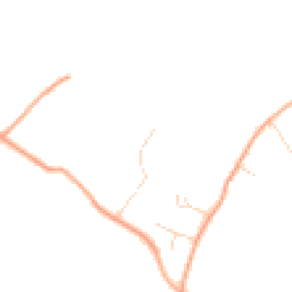 Daytime road noise heatmap for CB23 1HL
