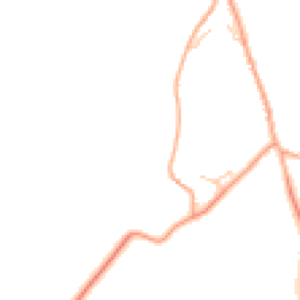 Daytime road noise heatmap for CB23 3BA