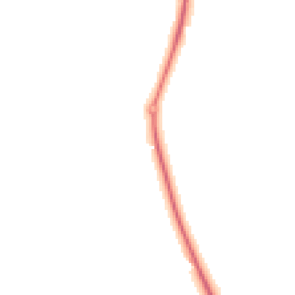 Night-time road noise heatmap for CB23 3PN