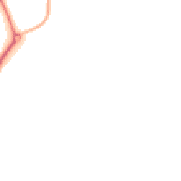Night-time road noise heatmap for CB23 3QJ