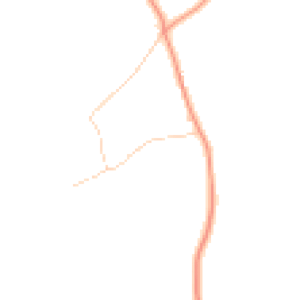 Daytime road noise heatmap for CB23 4LP