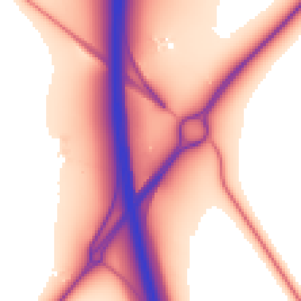 Daytime road noise heatmap for CB23 7AT
