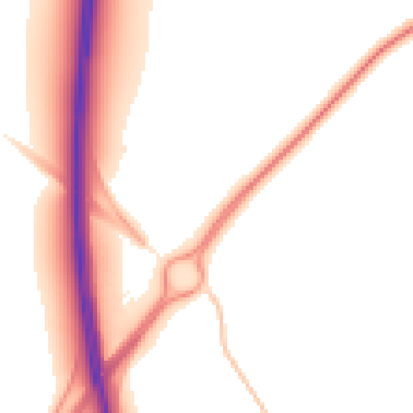 Night-time road noise heatmap for CB23 7AU