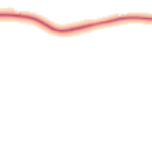 Night-time road noise heatmap for CB23 7PJ