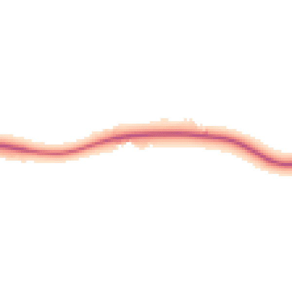 Night-time road noise heatmap for CB23 7PQ