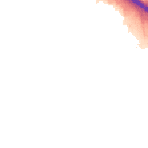 Night-time road noise heatmap for CB23 8ED