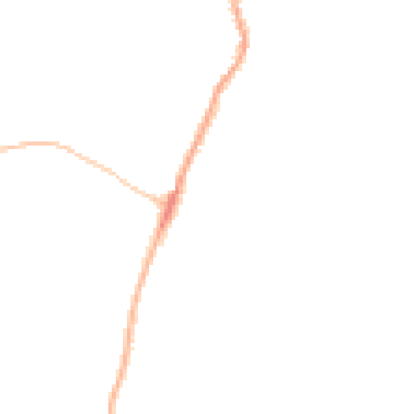 Night-time road noise heatmap for CB24 5JS