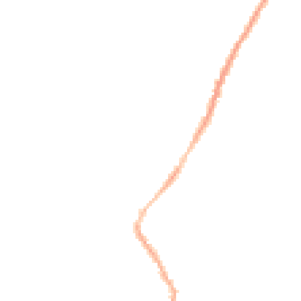 Night-time road noise heatmap for CB24 8AN