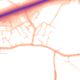 Daytime road noise heatmap for CB6 2HH