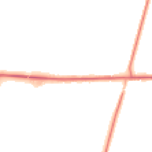 Daytime road noise heatmap for CB7 4UA