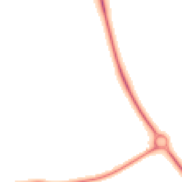 Night-time road noise heatmap for CB7 6AW