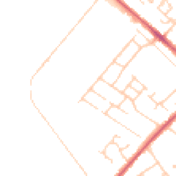Daytime road noise heatmap for CB8 0BY