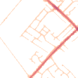 Daytime road noise heatmap for CB8 0DN