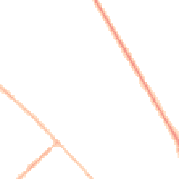 Night-time road noise heatmap for CB8 0DS