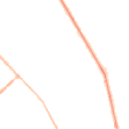 Night-time road noise heatmap for CB8 0LN