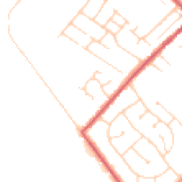 Daytime road noise heatmap for CB8 0QN