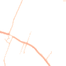 Daytime road noise heatmap for CB8 0SB